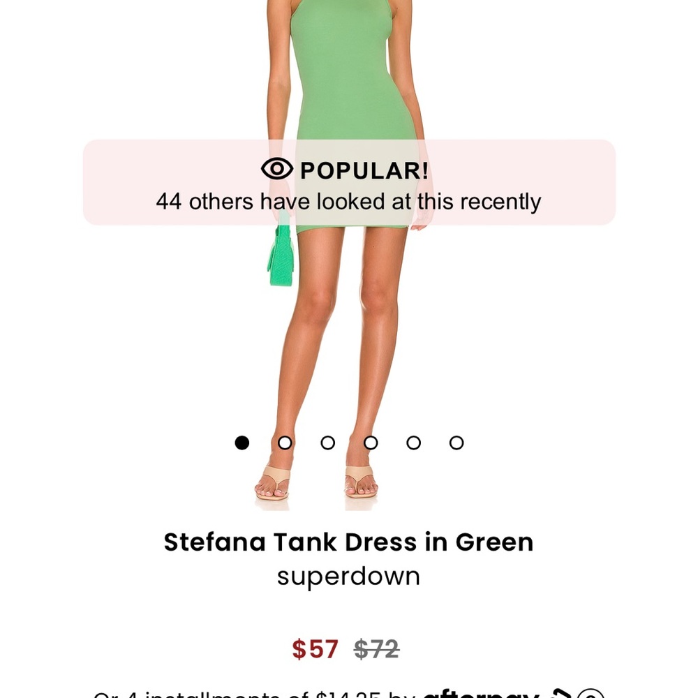 All The Ways Green dress